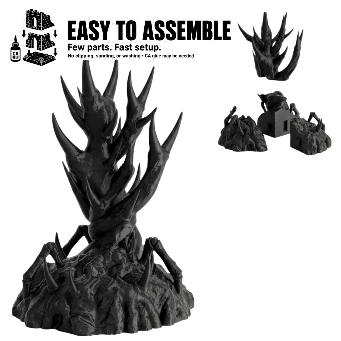 Alien Worlds Terrain Set - Assimilated Planet Tulipa for Sci-Fi Wargames and RPGs