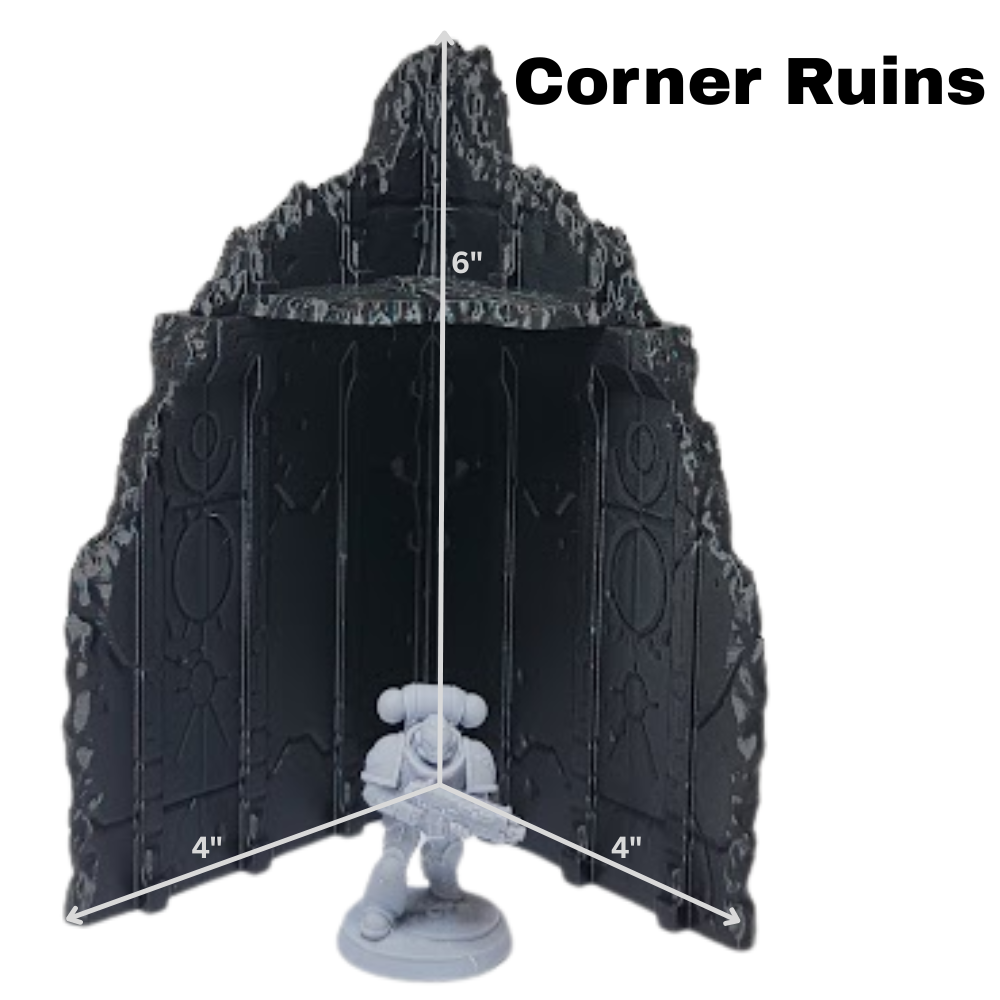 Complete Competitive Terrain – Tomb World Ruins w/ Scatter & Footprints for 44"×60" Tournament Boards (28‑32 mm)