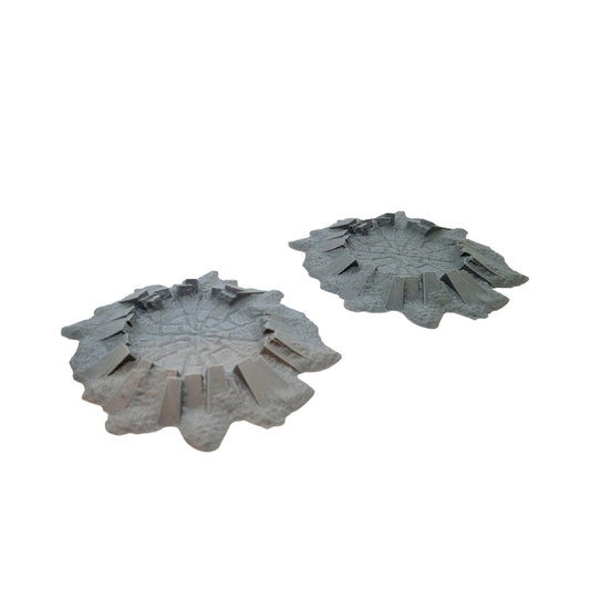 Unleash the Power of Ruins: Scatter Terrain Set of Craters, for Epic RPG & War Game Battles!
