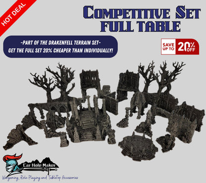 Drakenfel Ancient Altar – Fantasy Terrain for Age of Sigmar, Warcry & 28mm Miniature Wargames