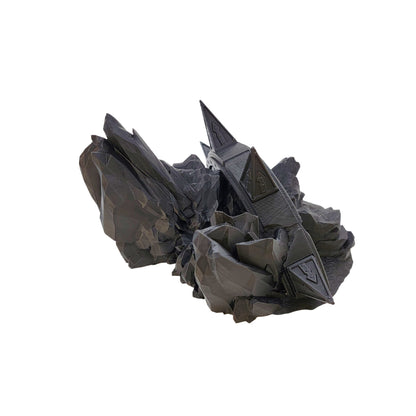 Sanguis: Crimson Anomaly - Dark Powers Fortress Tabletop ROCKS.  Wasteland/ Ruins / Chaos/ Grimdark