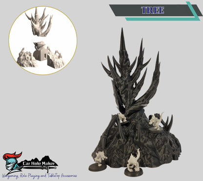 Sci-Fi Terrain – Alien World Ruins & Bioform Cover for RPGs and Skirmish Play | Compatible with Narrative & Competitive 28mm Games