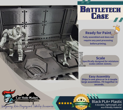 3in1 Display & Carrier Case + Scatter Terrain: Corridor Interior, Physical Product, Diorama, Carrier Case Model Transportation Solution