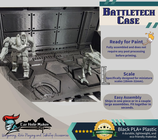 3in1 Display & Carrier Case + Scatter Terrain: Corridor Interior, Physical Product, Diorama, Carrier Case Model Transportation Solution