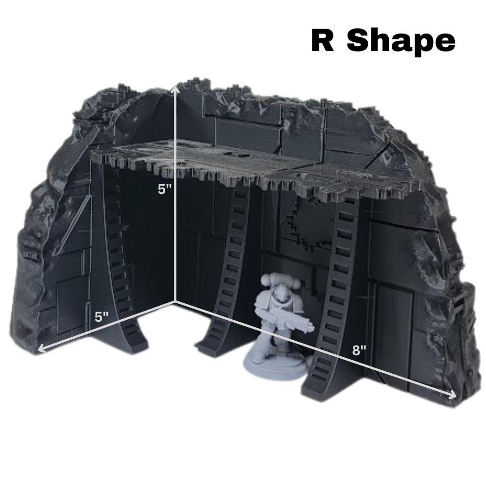 Complete Competitive Terrain – Tomb World Ruins w/ Scatter & Footprints for 44"×60" Tournament Boards (28‑32 mm)