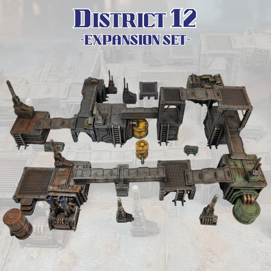 Modular Industrial Terrain: For Skirmish Sci-Fi Wargames - 28mm Scale