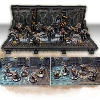 Modular Display & Transport Box – Shrine Crate Terrain for 28–40mm Miniatures