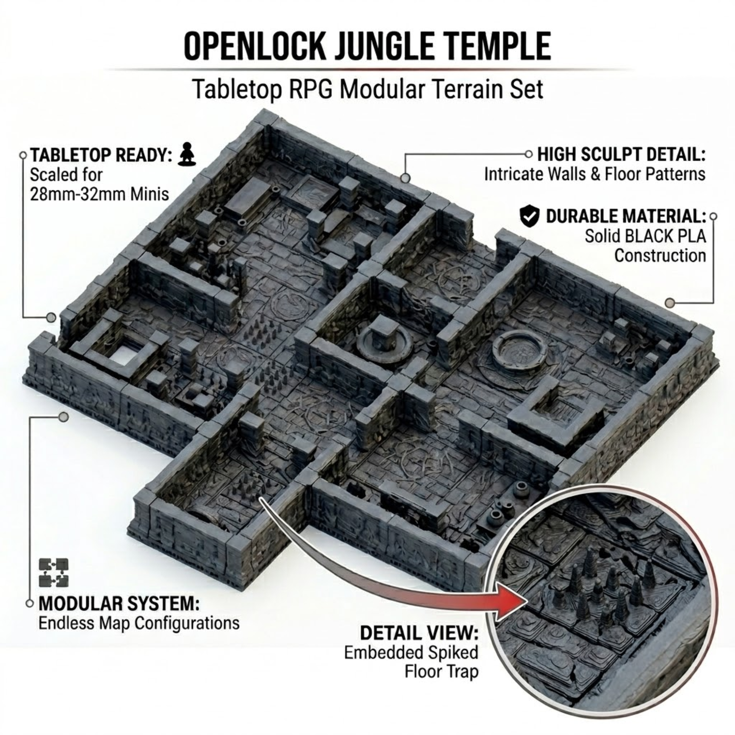Xhotl Basin Jungle Temple Dungeon Tiles