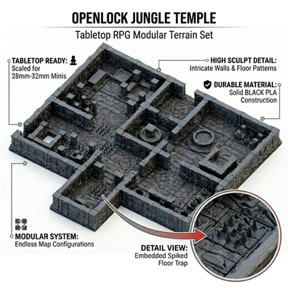 Xhotl Basin Jungle Temple Dungeon Tiles
