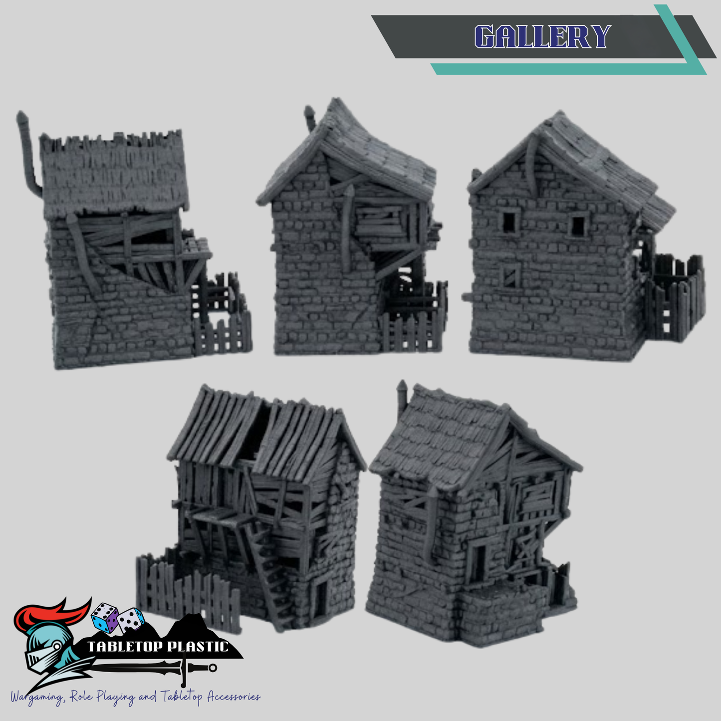 Accursed City Old Slum Houses