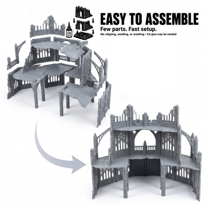 Great Arcanum Gothic Sector - Wargaming Terrain 28mm Ruins