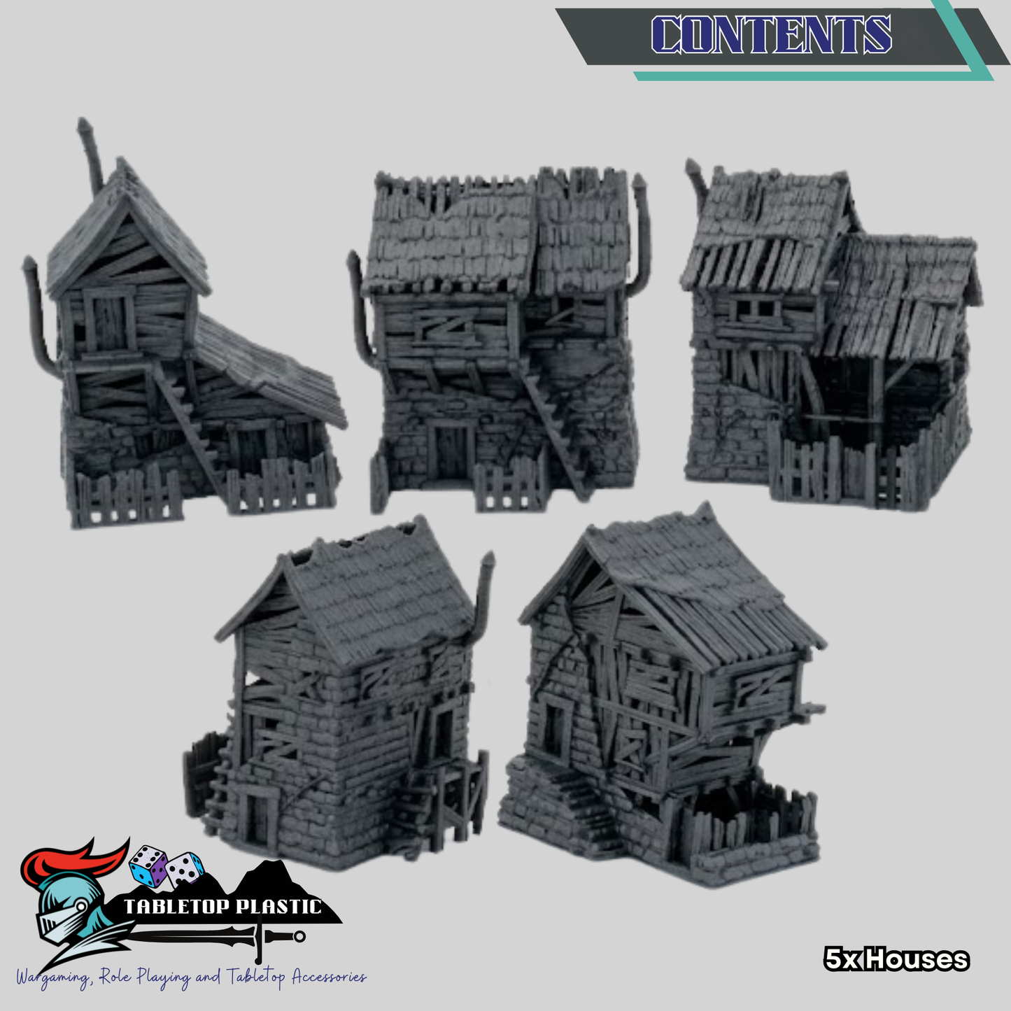 Accursed City Old Slum Houses