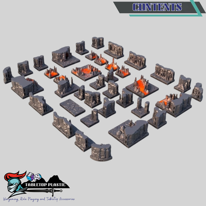 Shardpeak Lava Cavern Terrain Tiles