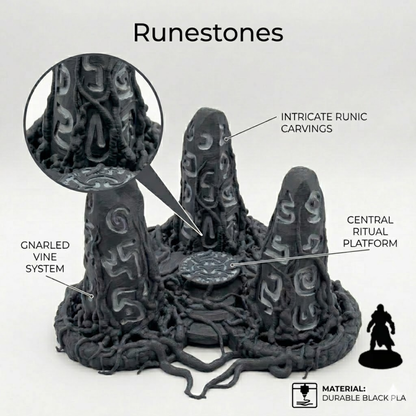Druidic Standing Stone Runestones