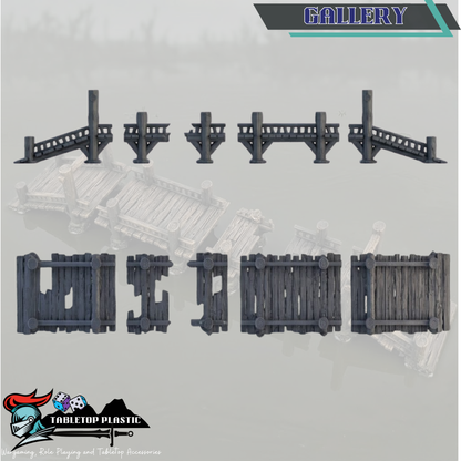 Modular Wooden Bridge Terrain