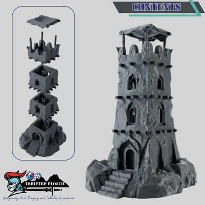 Sunscar Abandoned Desert Tower