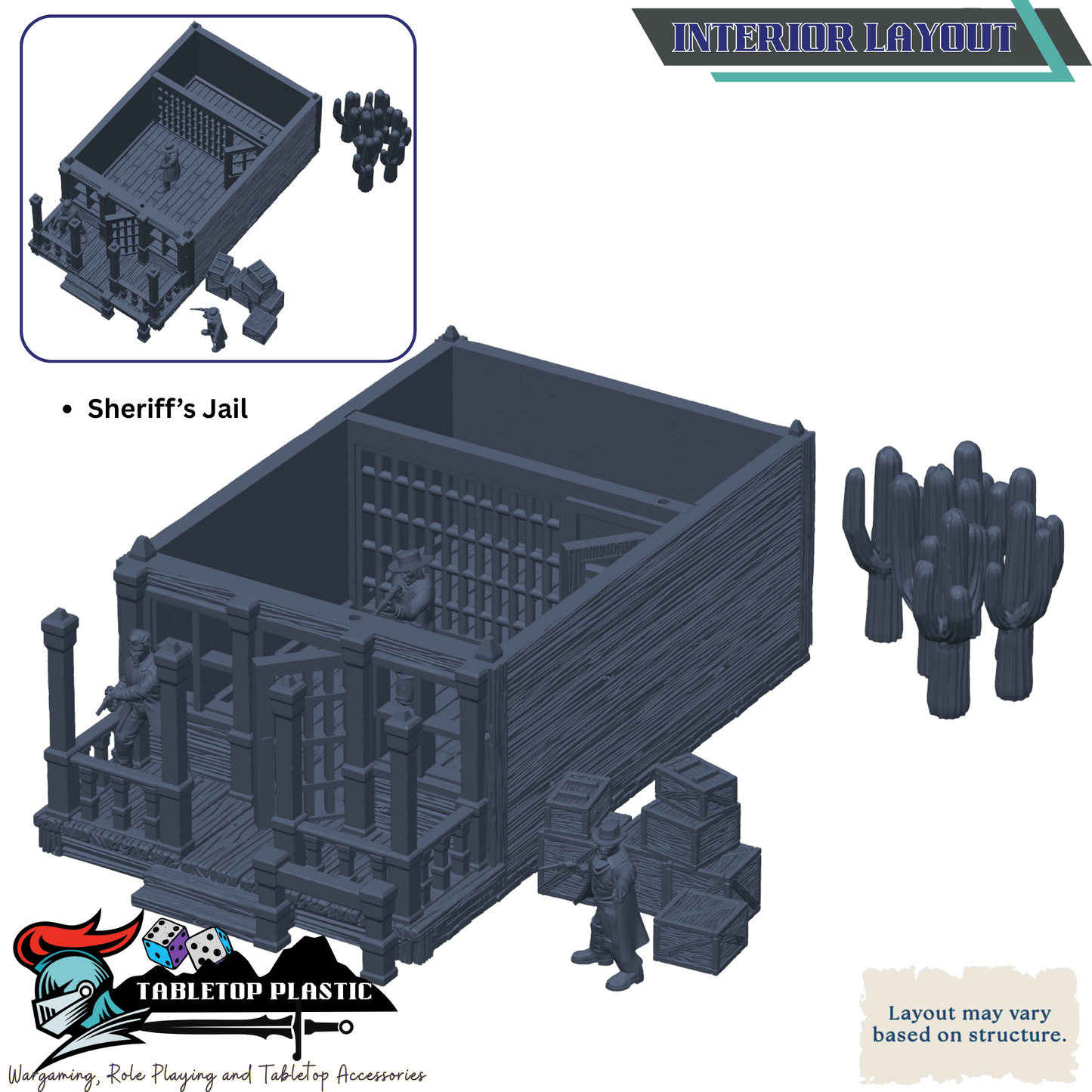 Dreadwood Frontier: Climbable Rooftops & Dense Cover - Malifaux 4E Terrain