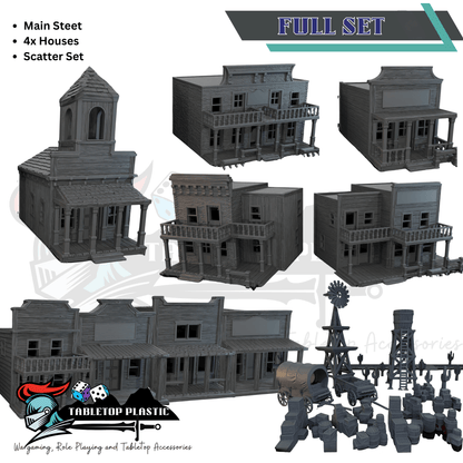 Dreadwood Frontier: Climbable Rooftops & Dense Cover - Malifaux 4E Terrain