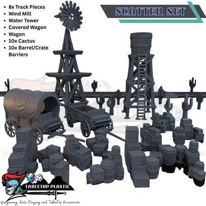 Dreadwood Frontier: Climbable Rooftops & Dense Cover - Malifaux 4E Terrain