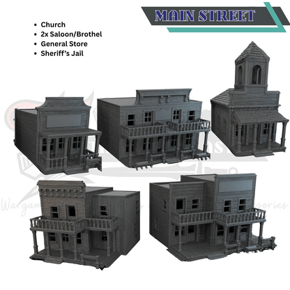 Dreadwood Frontier: Climbable Rooftops & Dense Cover - Malifaux 4E Terrain