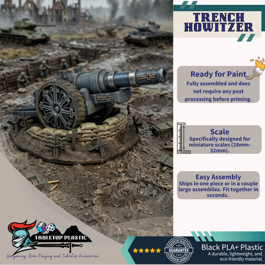 Trench Howitzer Artillery Emplacement