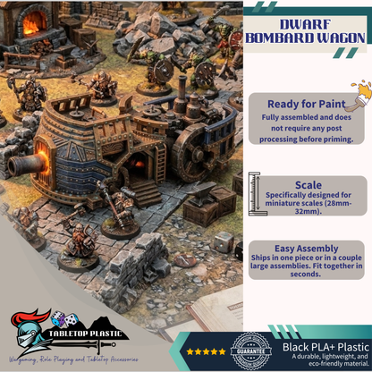 Karak Varnok Dwarf Bombard Wagon