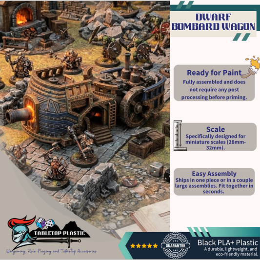 Karak Varnok Dwarf Bombard Wagon