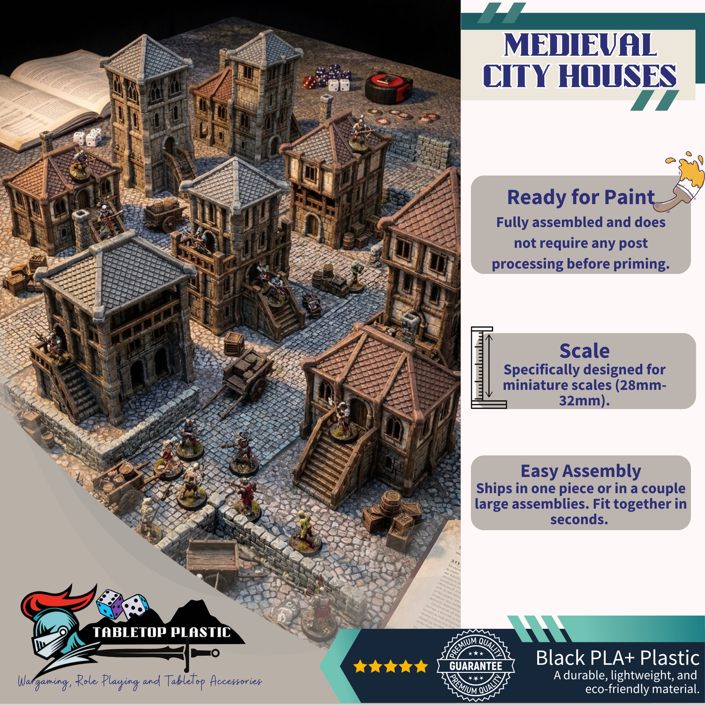 Reikmark Medieval City Houses