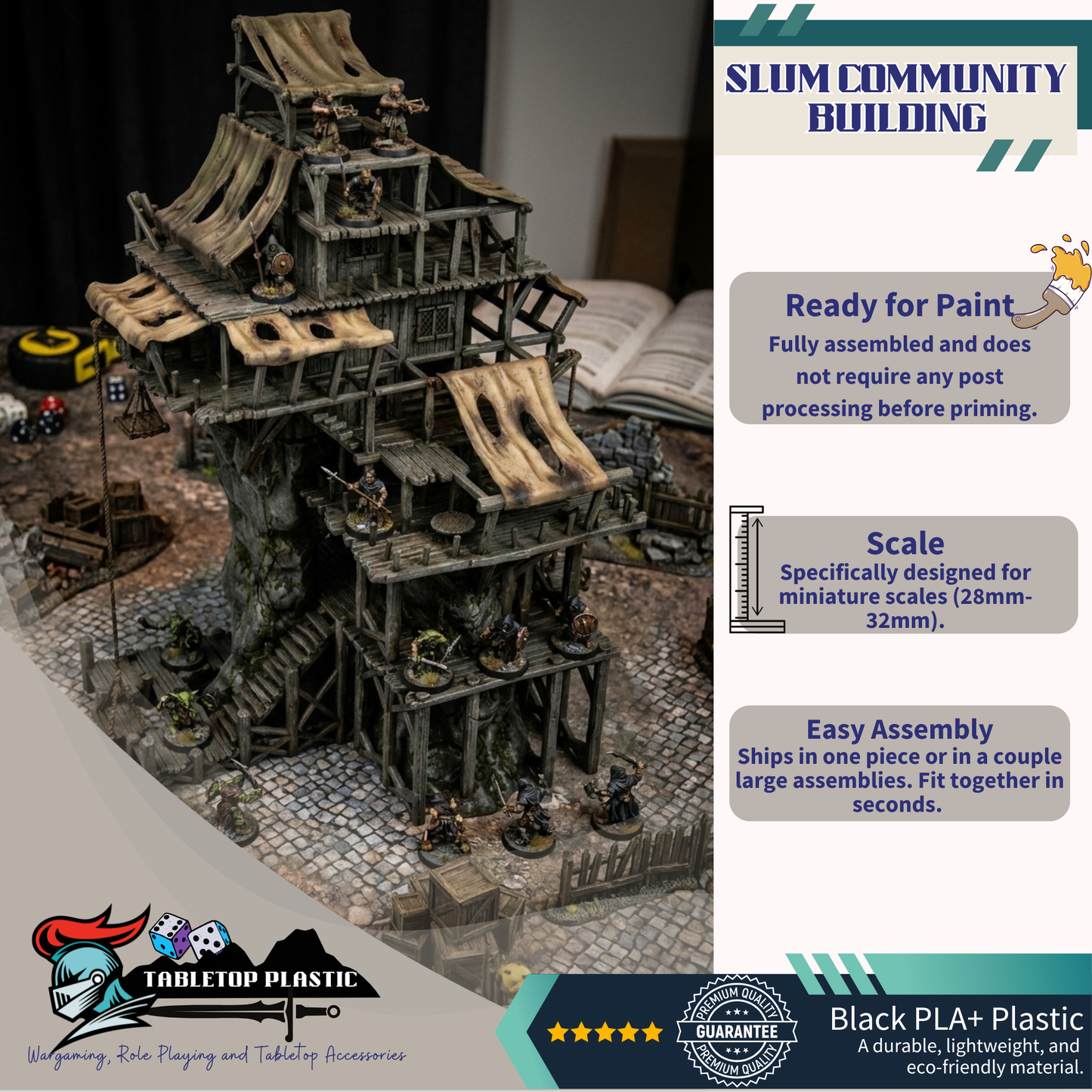 Accursed City Slum Community Building