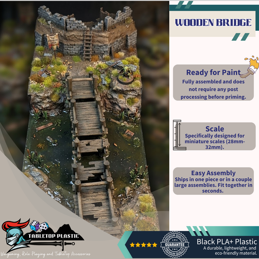 Modular Wooden Bridge Terrain