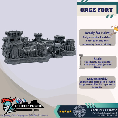 Bone-Walled Stronghold with Skull Gate
