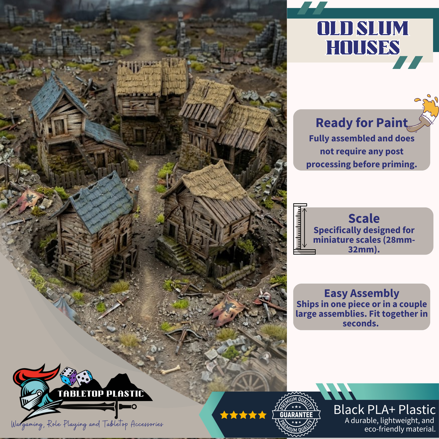 Accursed City Old Slum Houses