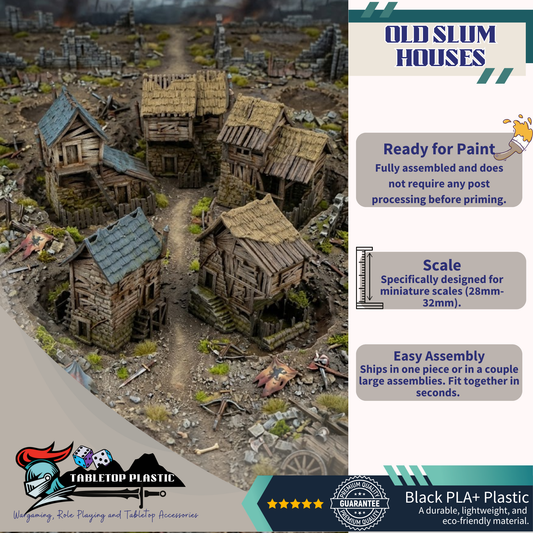 City District Old Slum Houses