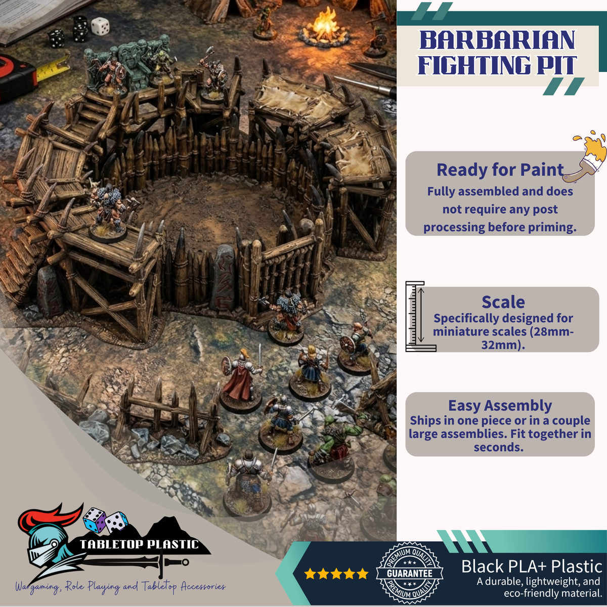 Aeterna Barbarian Fighting Pit