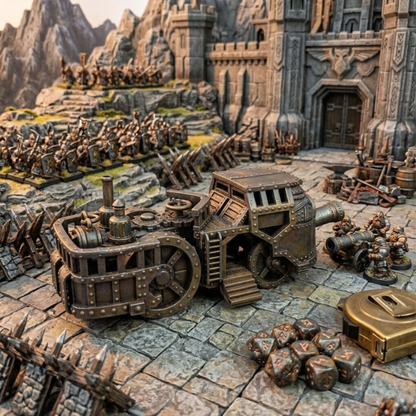 Karak Varnok Dwarf Bombard Wagon