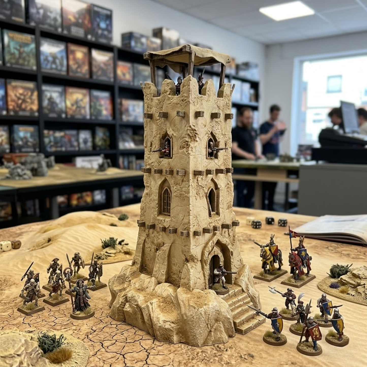 Sunscar Abandoned Desert Tower