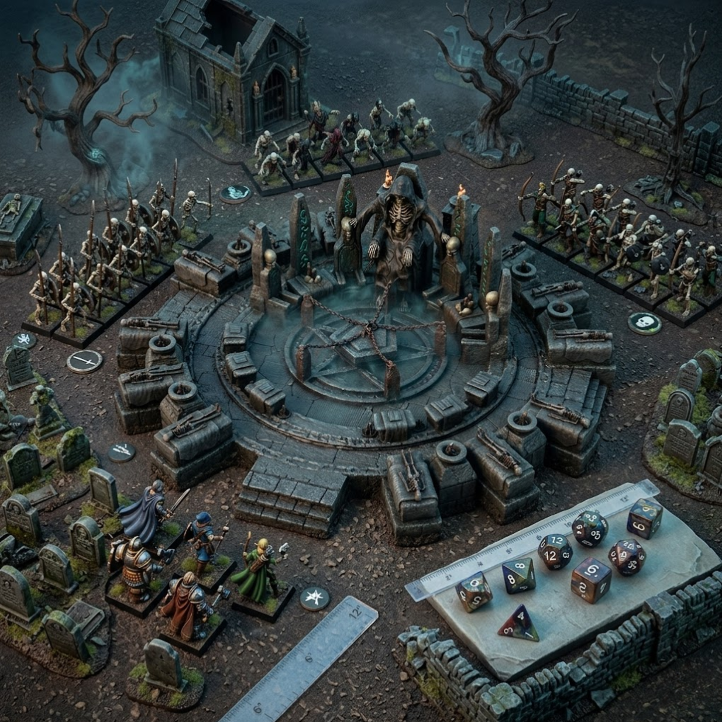 Graveshade Necromancer Conjuring Area