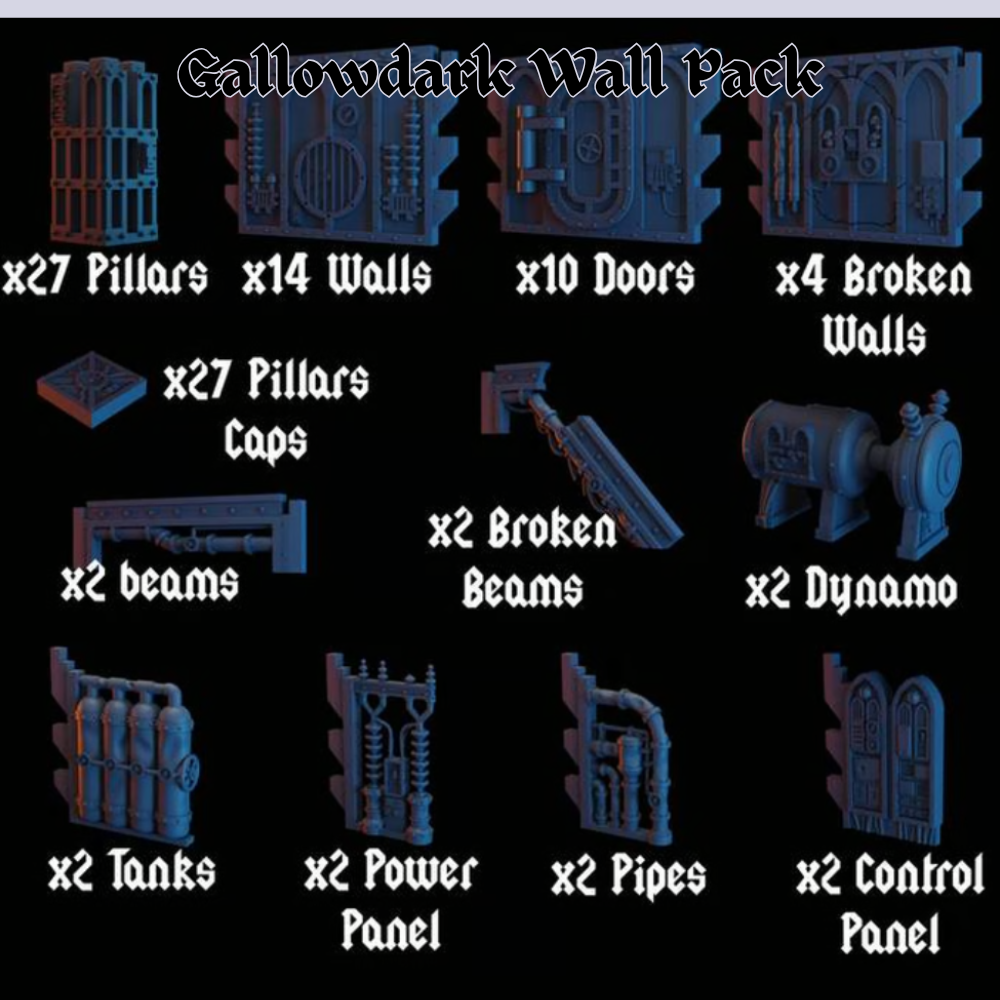 Boarding Action Kill Team Terrain: Modular Terrain for Tabletop Wargames & RPGs, Working Doors, Xenos Terrain, Sci Fi Floor Tiles