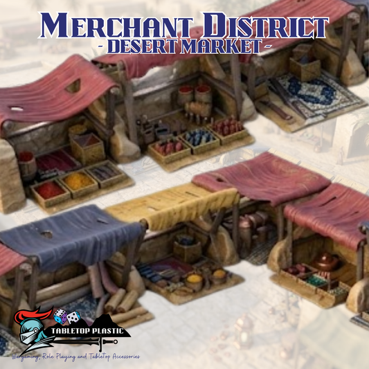 Desert Market Stalls Terrain Set