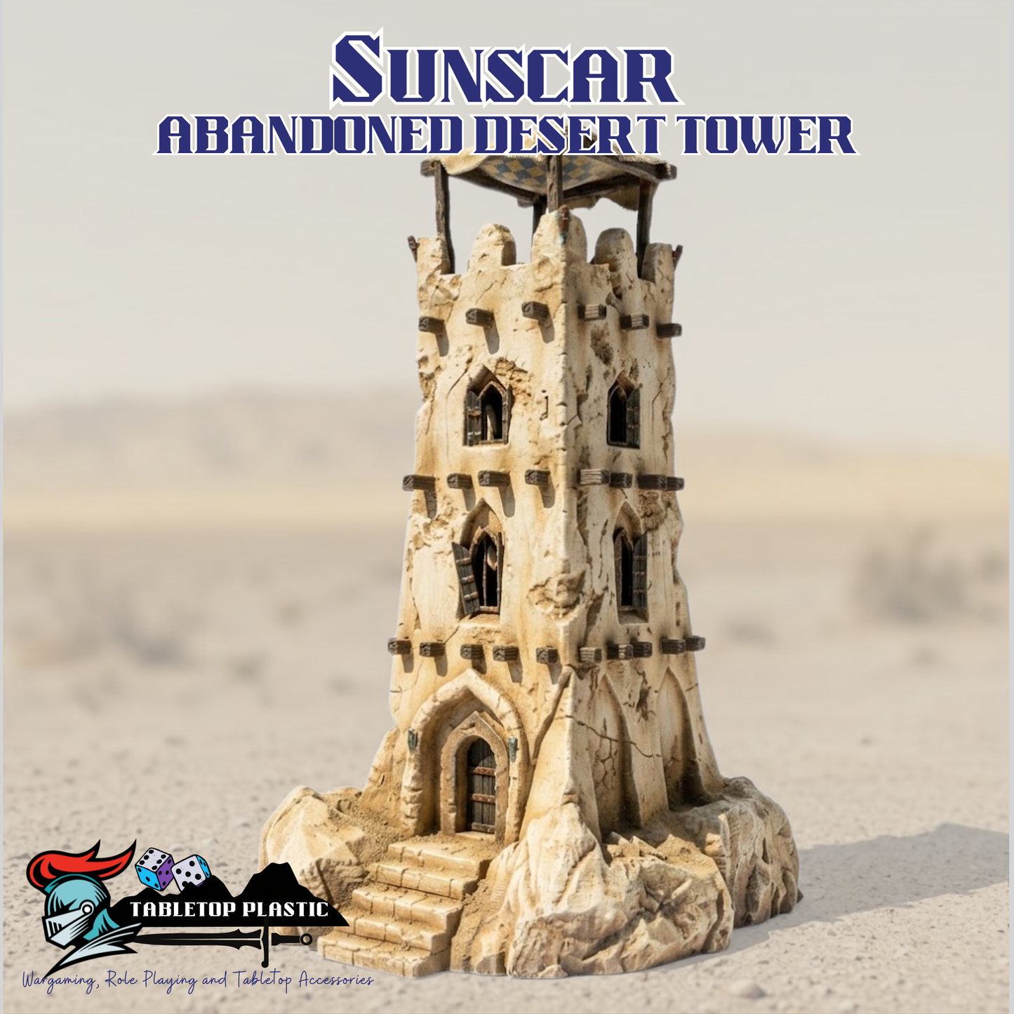 Sunscar Abandoned Desert Tower