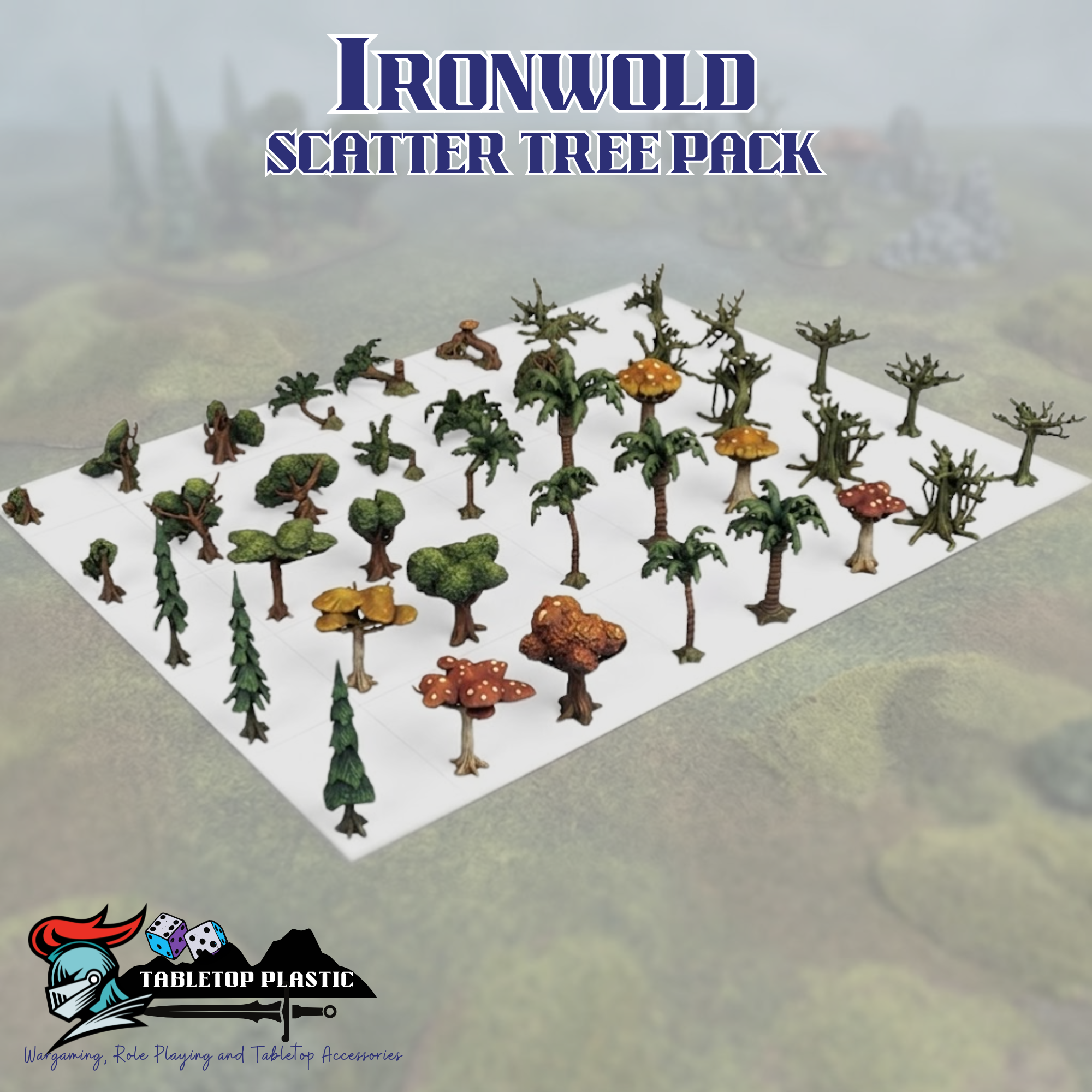 Shardpeak Scatter Tree Pack – Tabletop Plastic