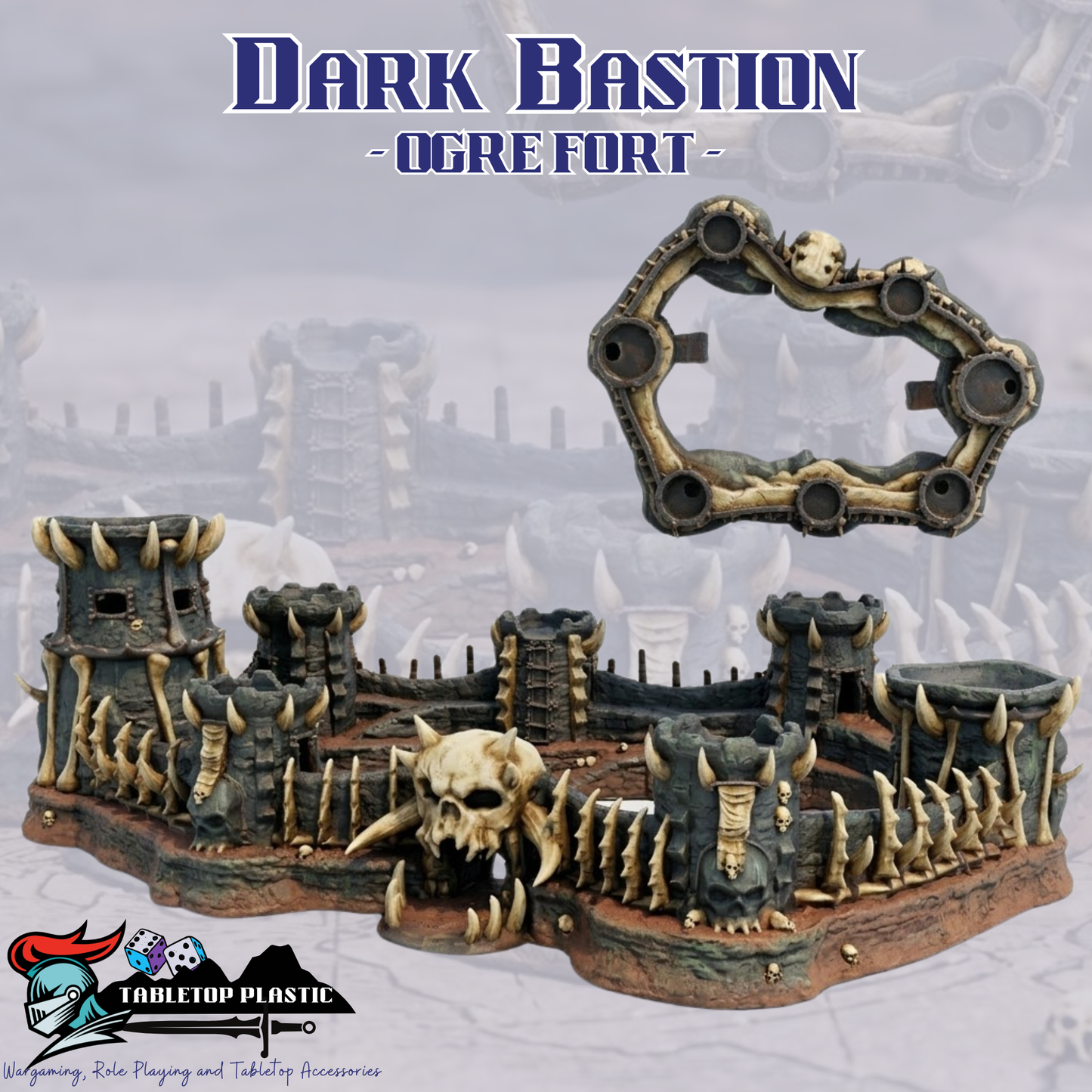 Bone-Walled Stronghold with Skull Gate