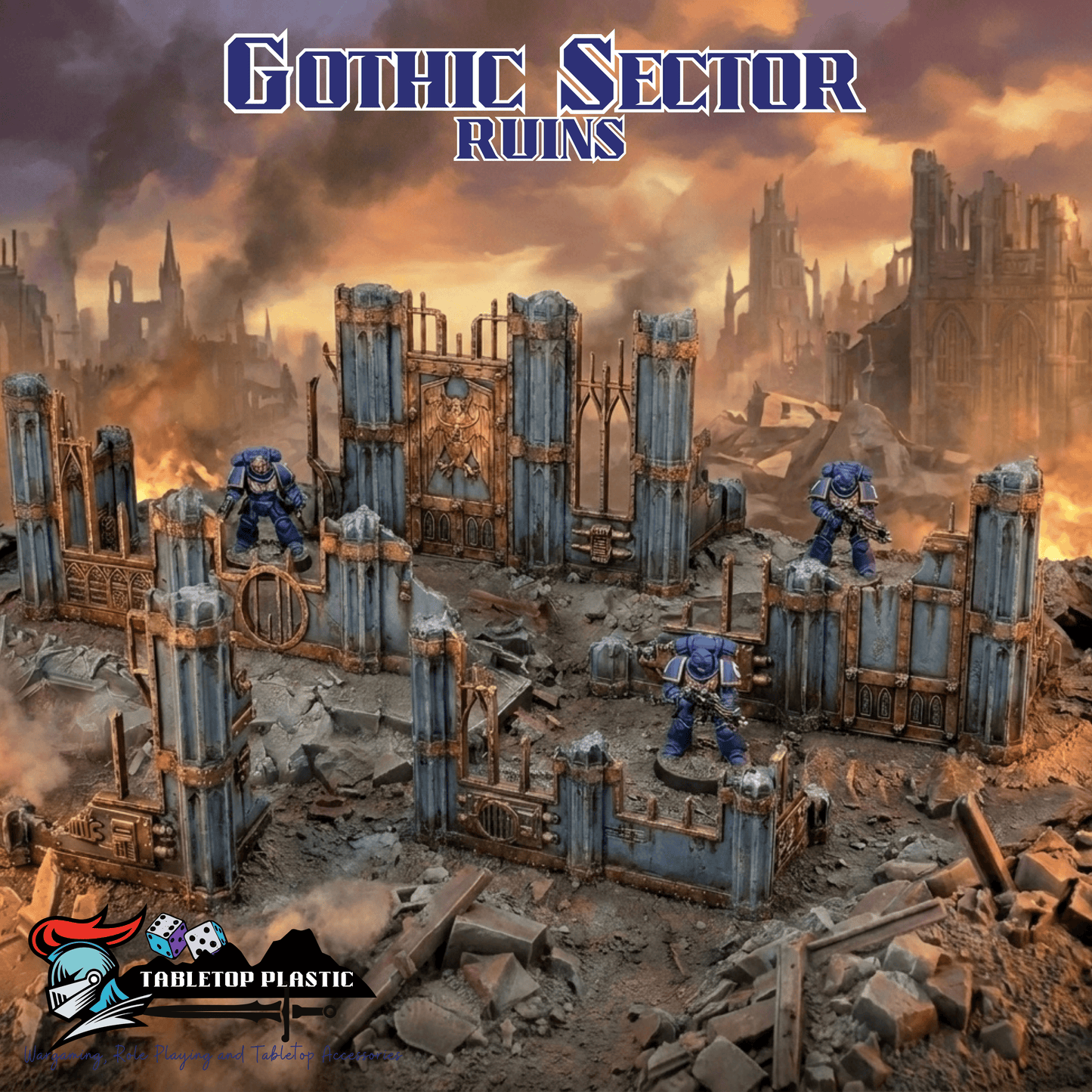 Gothic Sector Ruins Scatter Set