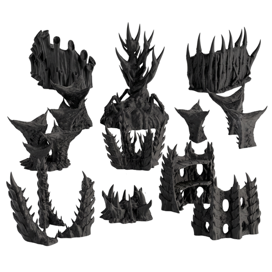 Alien Worlds Terrain Set - Assimilated Planet Tulipa for Sci-Fi Wargames and RPGs