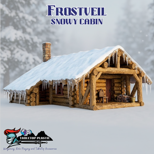Frostveil Snowy Cabin