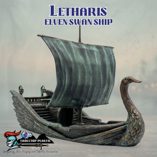 Letharis Elven Swan Ship