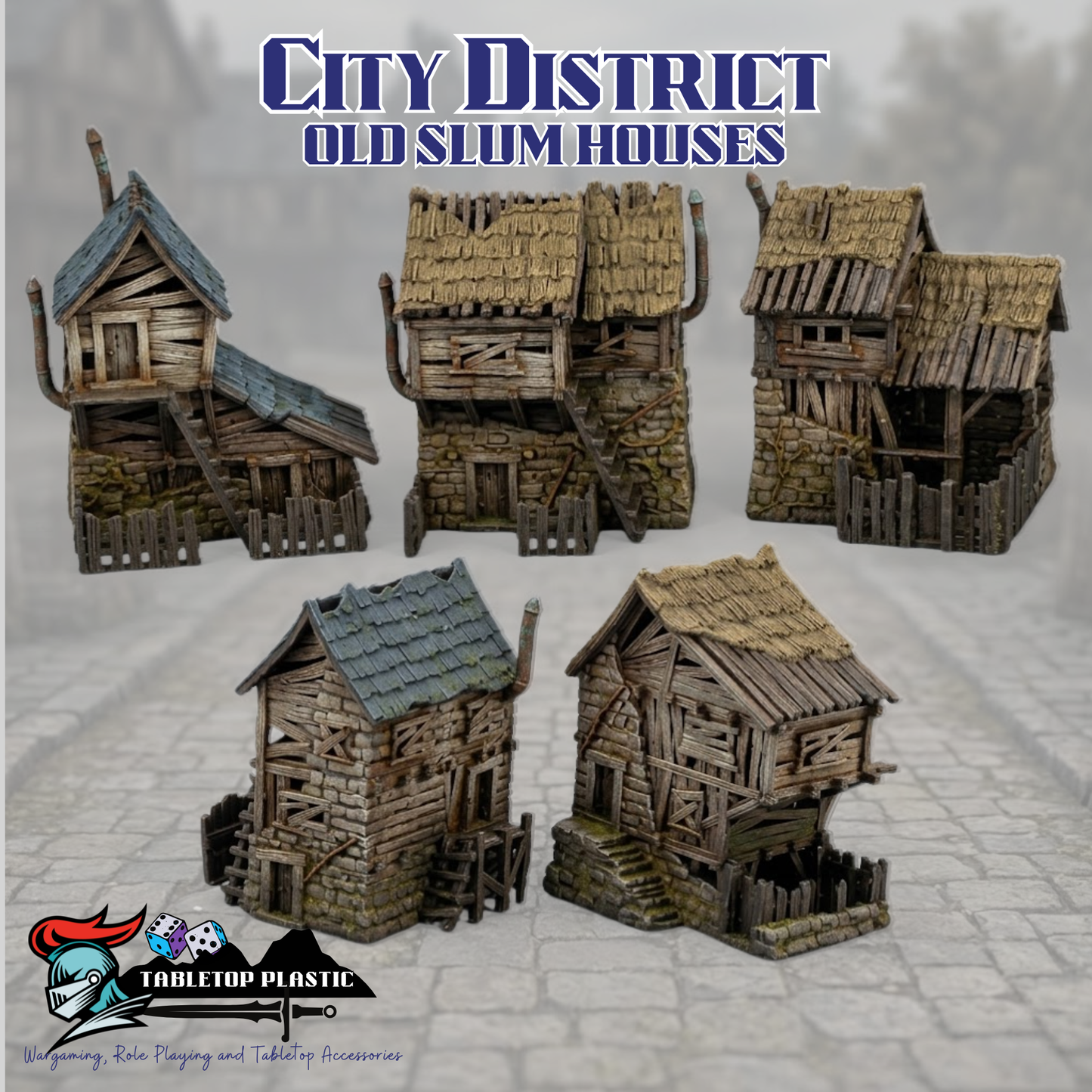 Accursed City Old Slum Houses