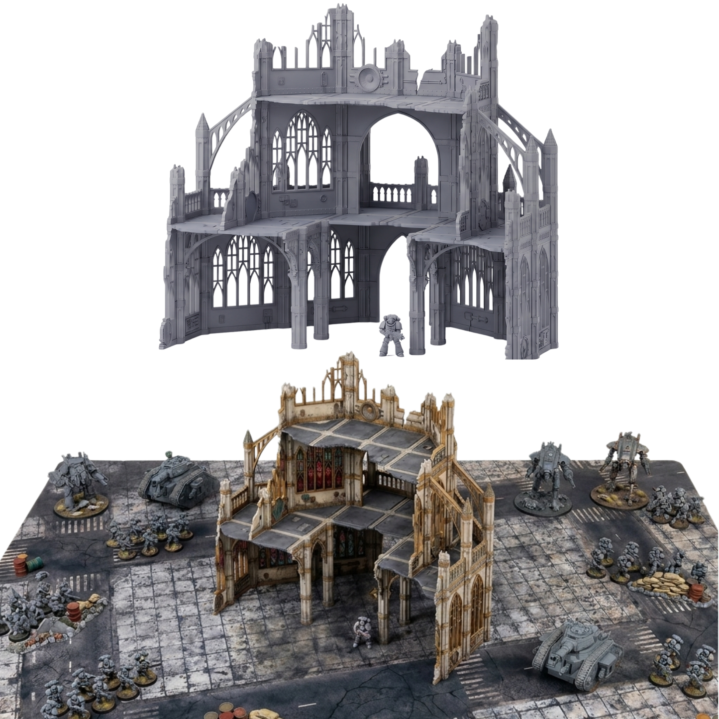 Great Arcanum Gothic Sector - Wargaming Terrain 28mm Ruins