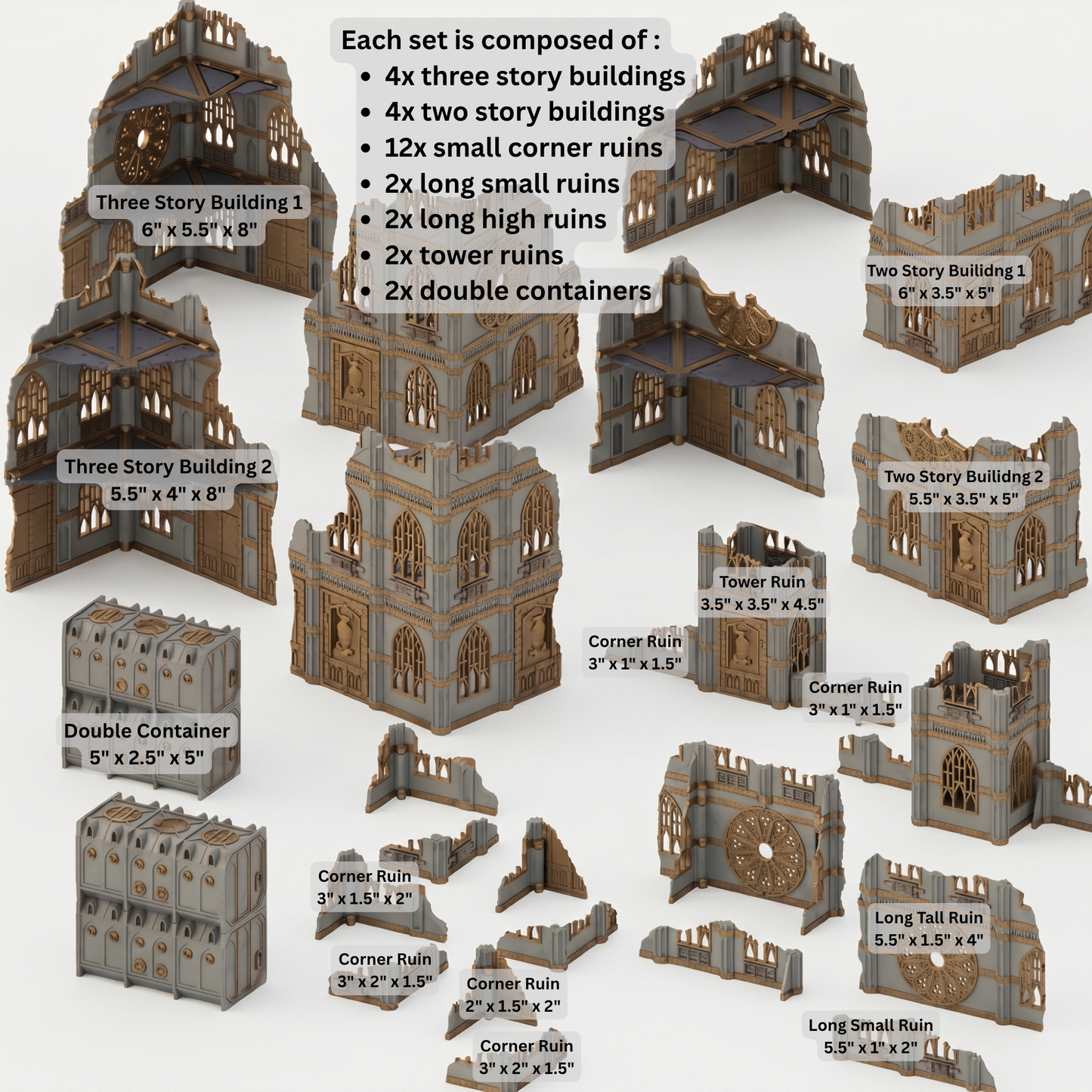 Gothic Full Color 11th Edition Foldable Terrain