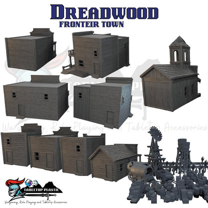Dreadwood Frontier: Climbable Rooftops & Dense Cover - Malifaux 4E Terrain